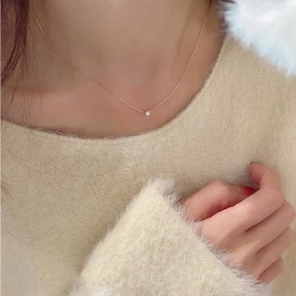 Anthropologie Snake Chain Dainty Gem - Picture 1 of 2